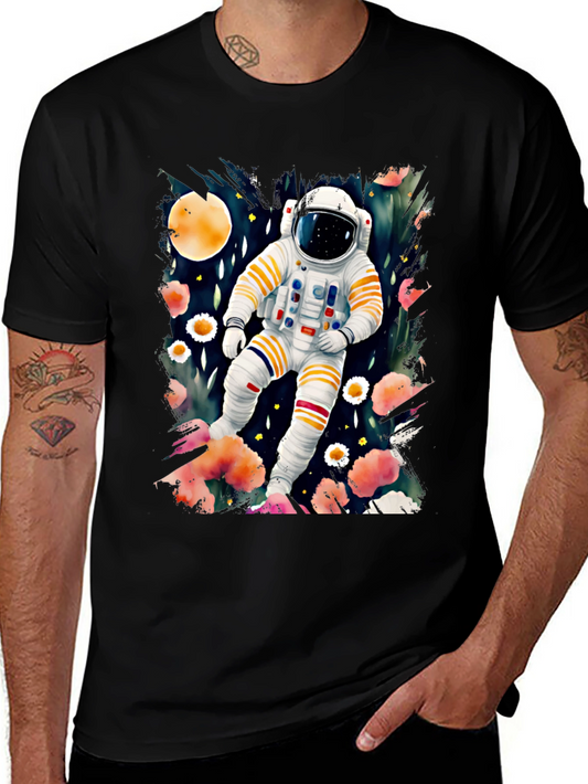 Astronaut in Space Graphic T-Shirt