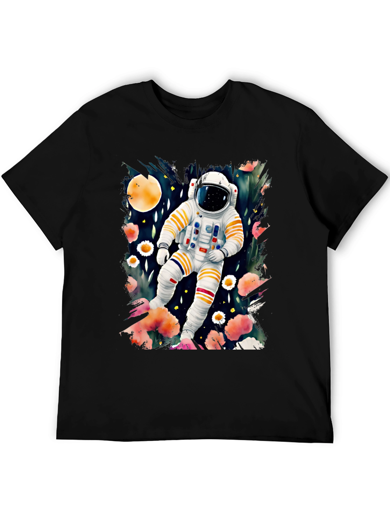 Astronaut in Space Graphic T-Shirt