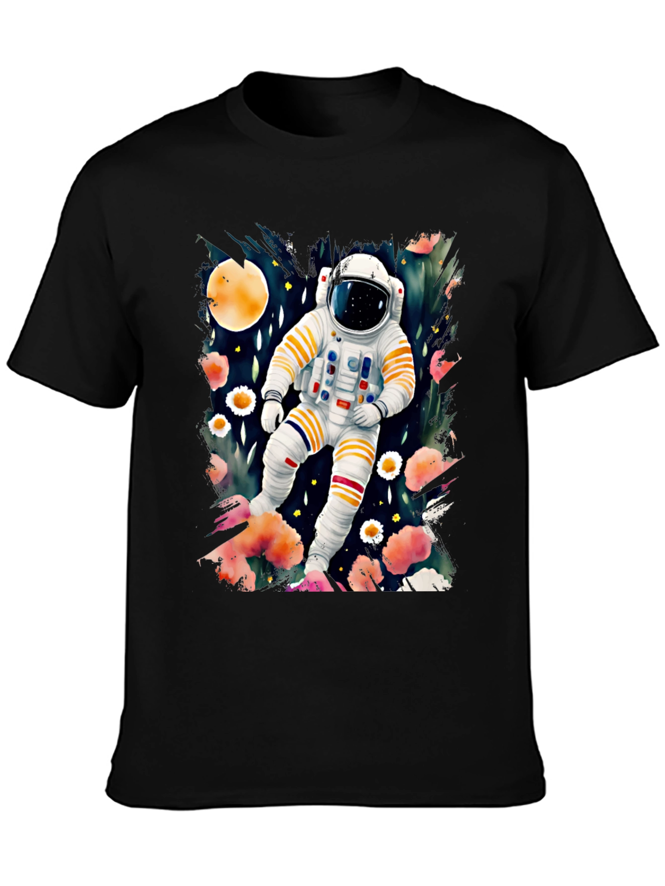 Astronaut in Space Graphic T-Shirt