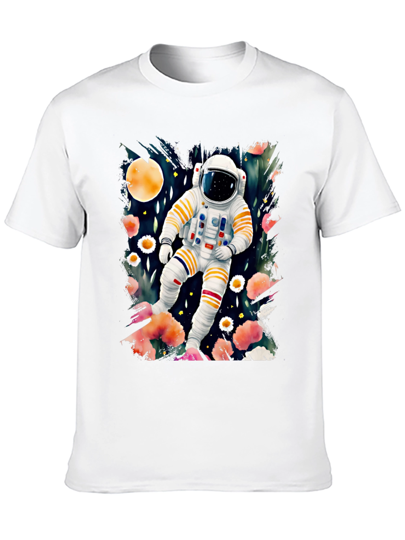 Astronaut in Space Graphic T-Shirt