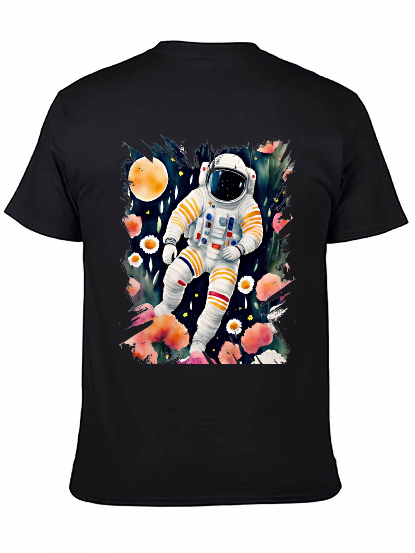 Astronaut in Space Graphic T-Shirt