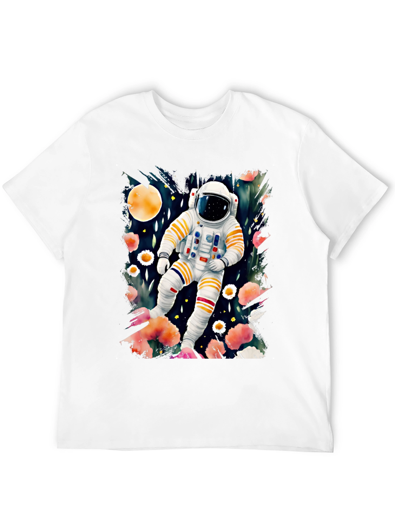 Astronaut in Space Graphic T-Shirt