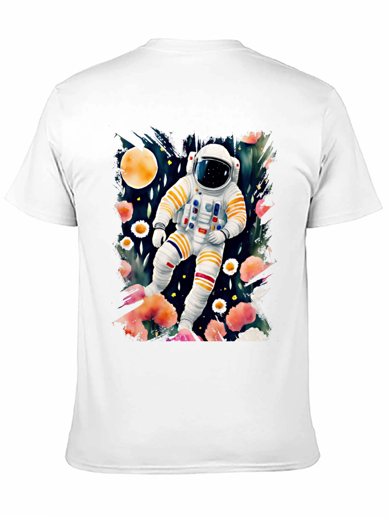 Astronaut in Space Graphic T-Shirt