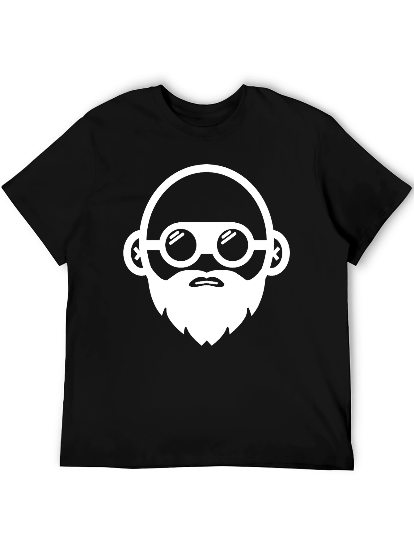 Cool Graphic Tee - Bearded Hipster