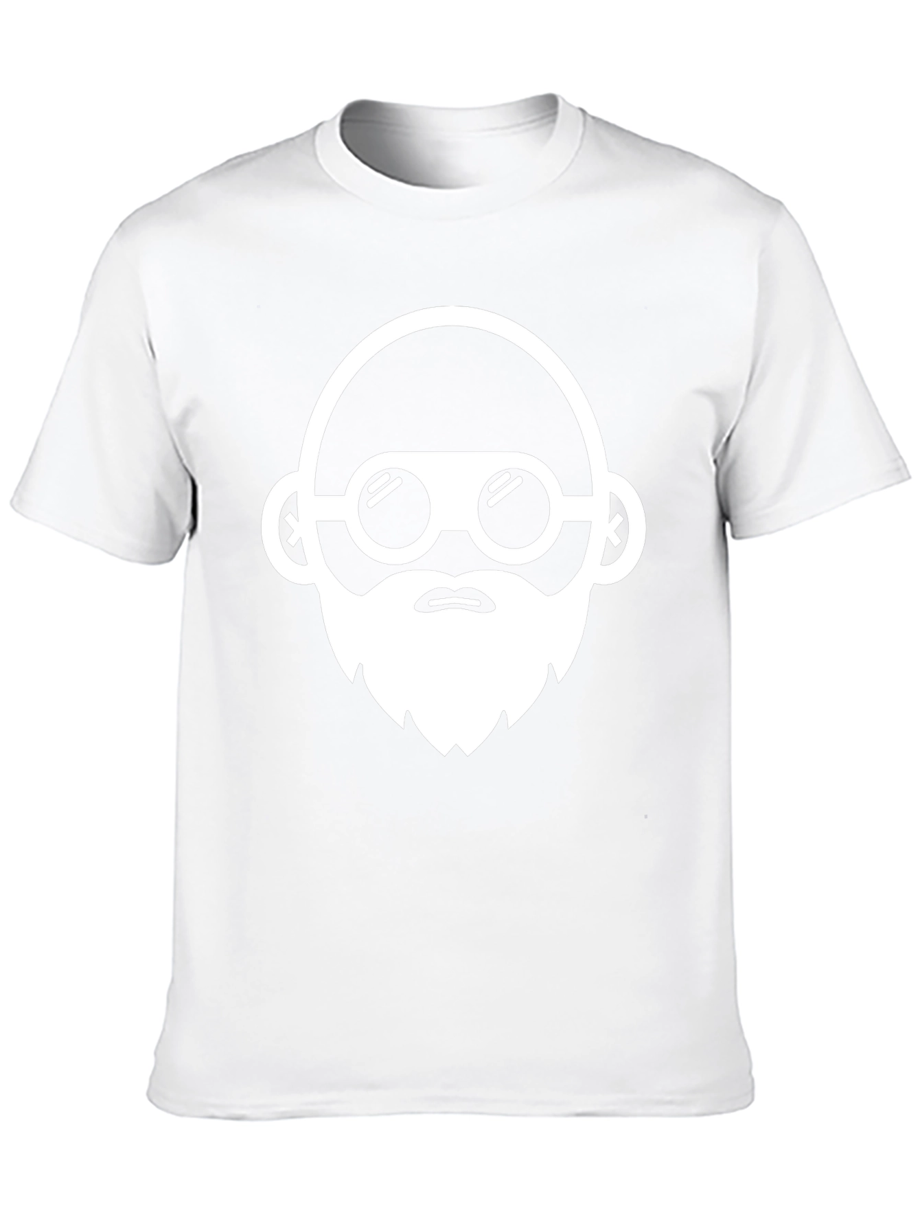 Cool Graphic Tee - Bearded Hipster