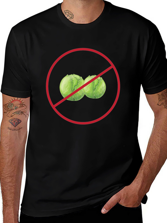 No Cabbage Funny Graphic T-Shirt