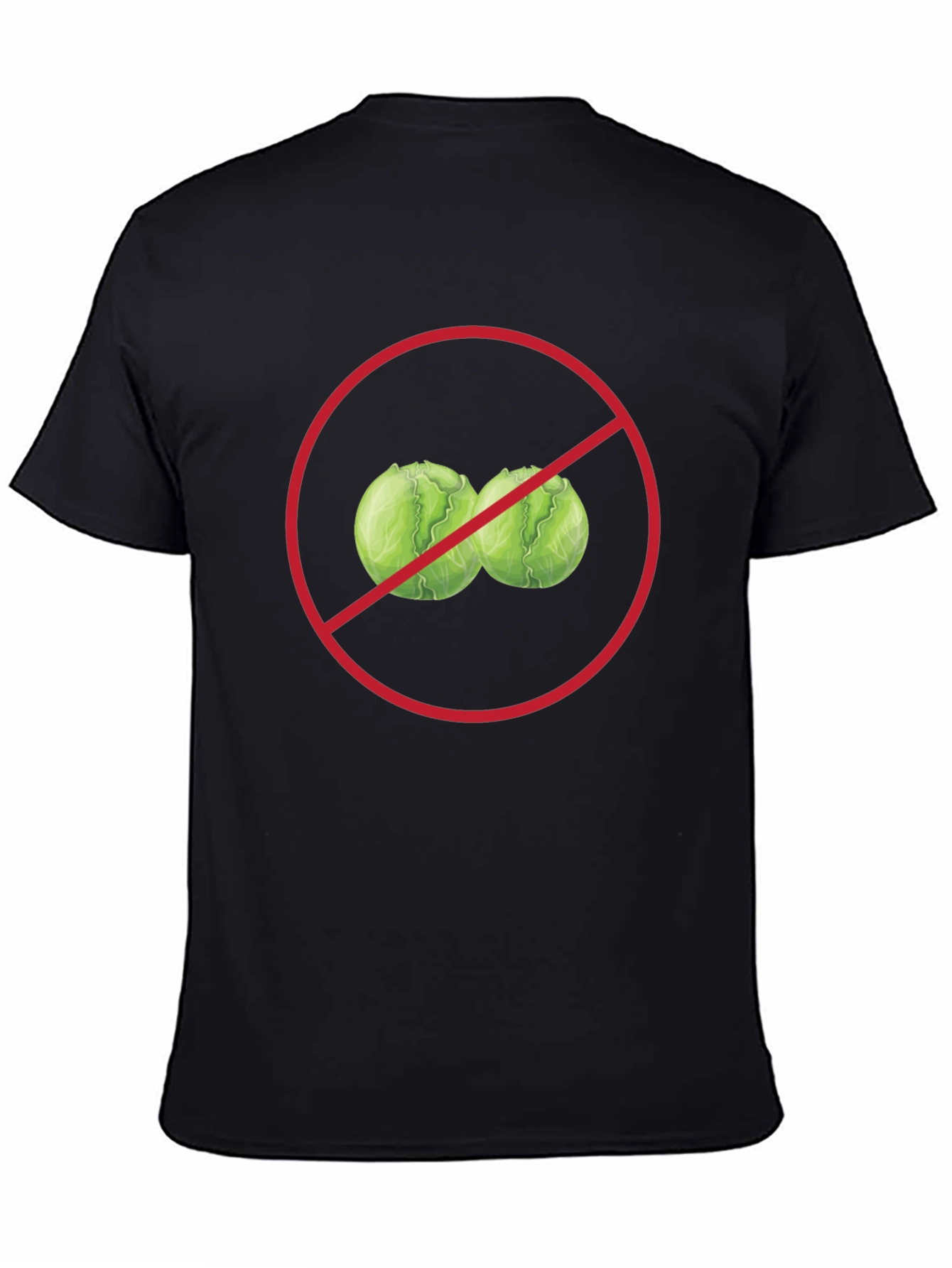 No Cabbage Funny Graphic T-Shirt