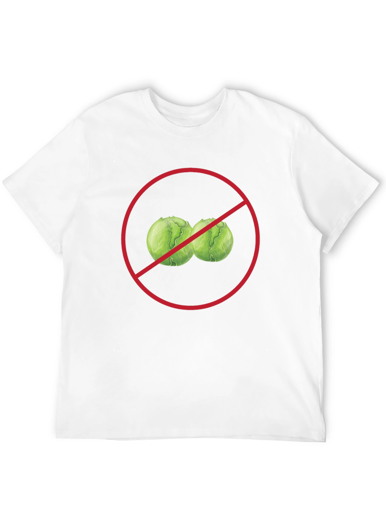 No Cabbage Funny Graphic T-Shirt