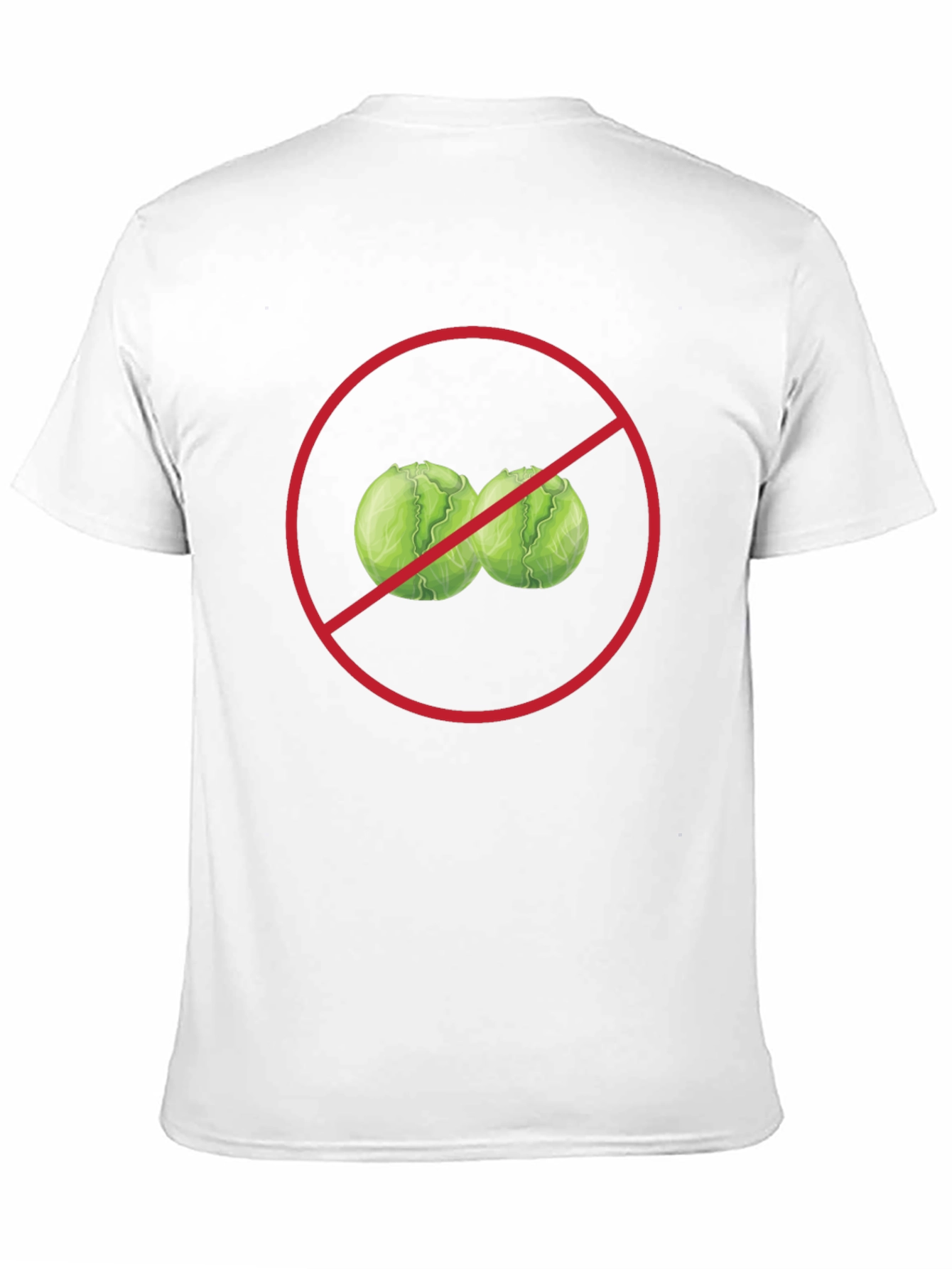 No Cabbage Funny Graphic T-Shirt