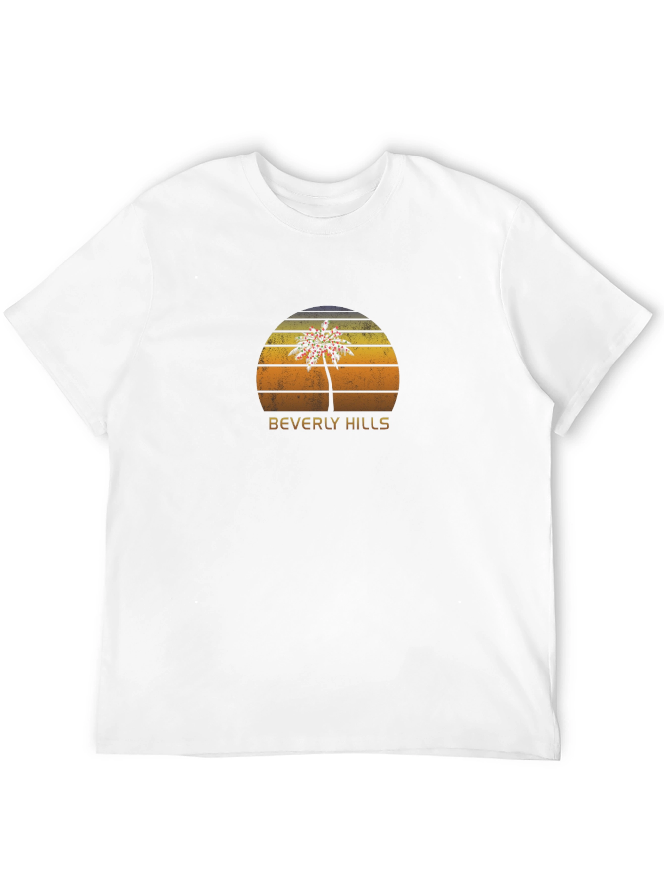 Beverly Hills Retro Palm Tree Graphic Tee
