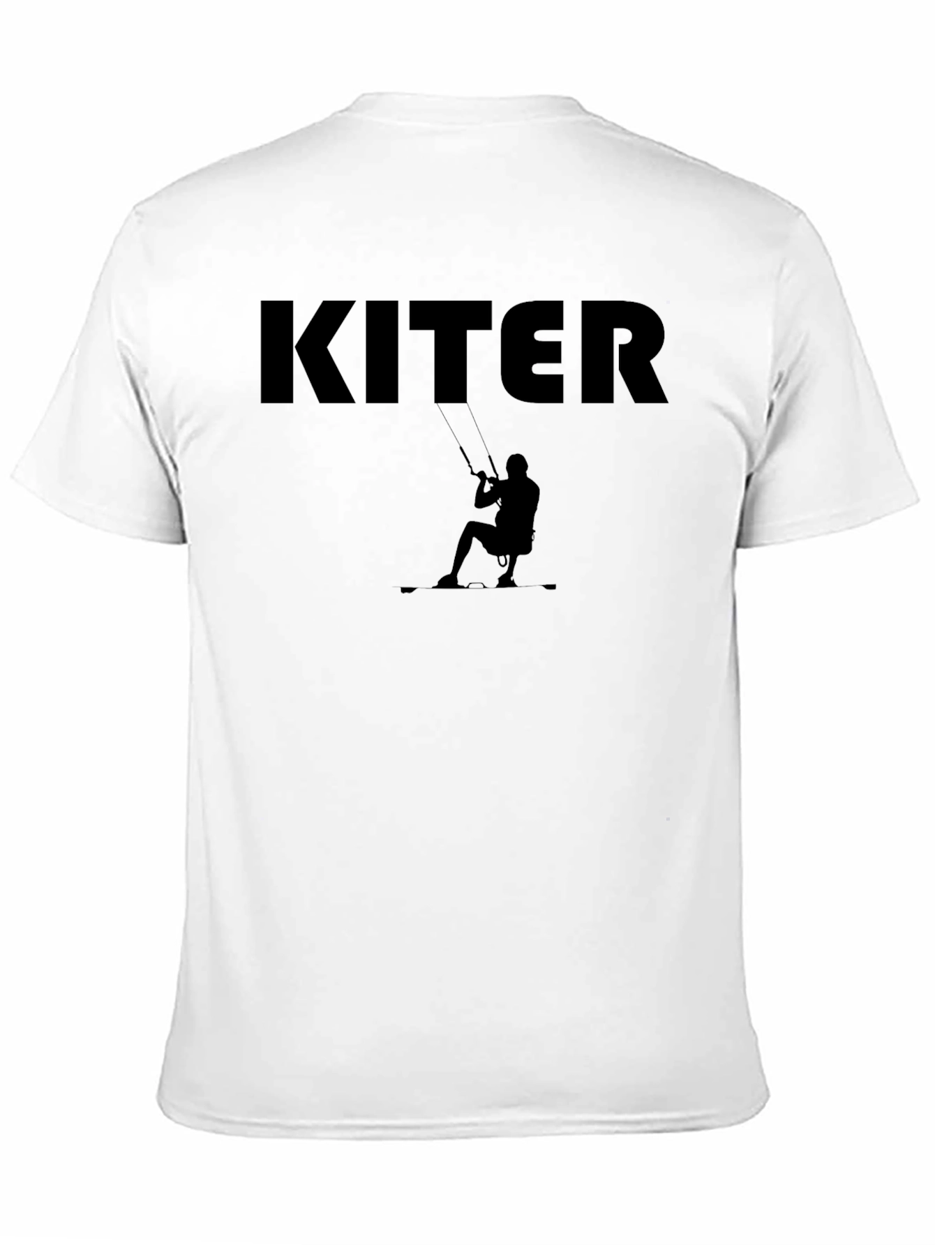Kiter Black T-Shirt Kiteboarding Watersport Apparel