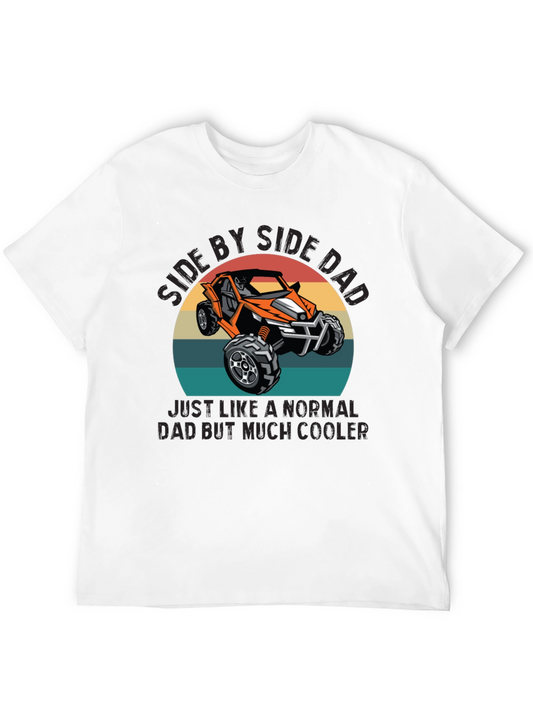 Side by Side Dad Graphic T-Shirt