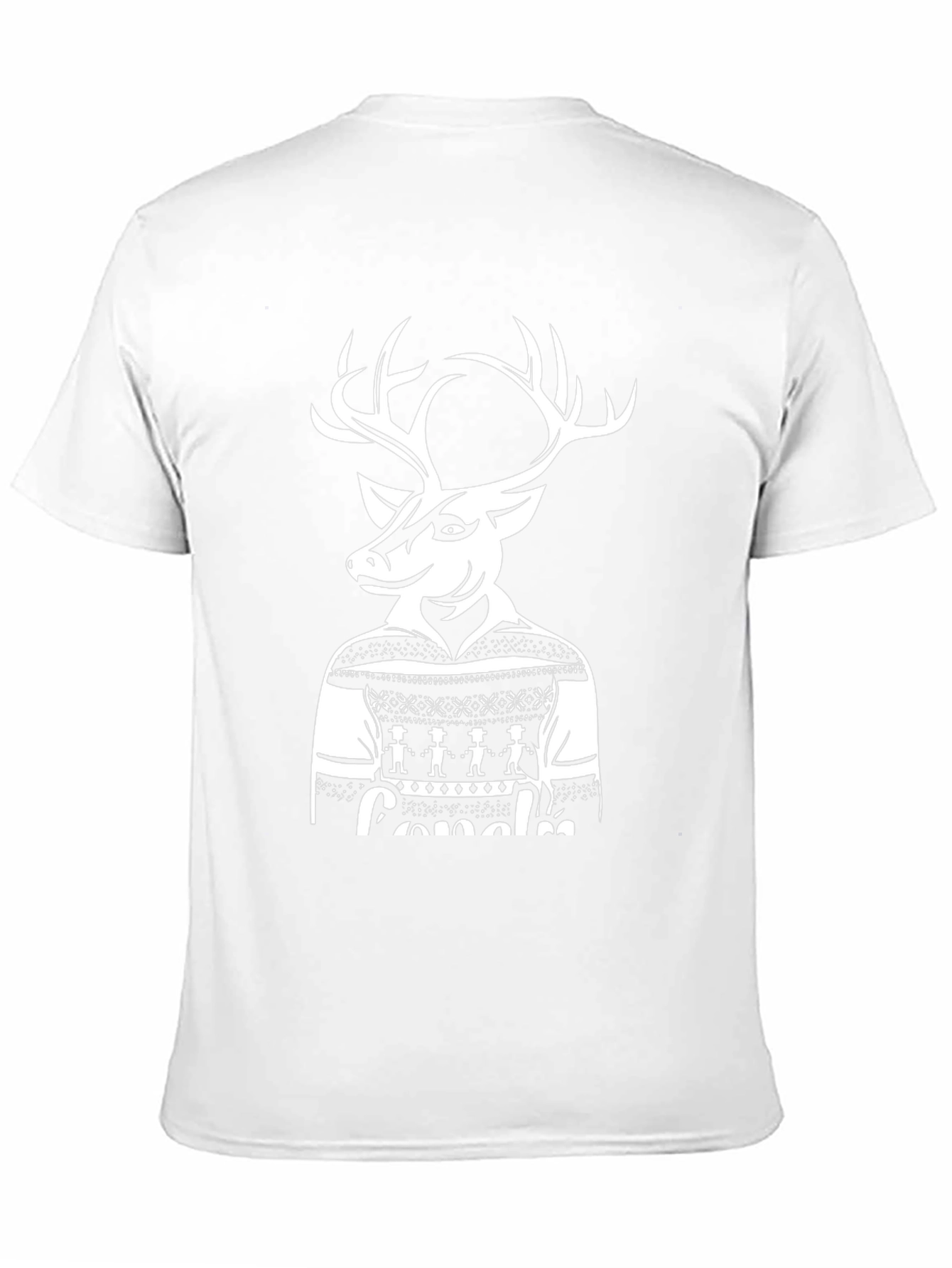 Festive Deer Graphic Tee - Holiday Style
