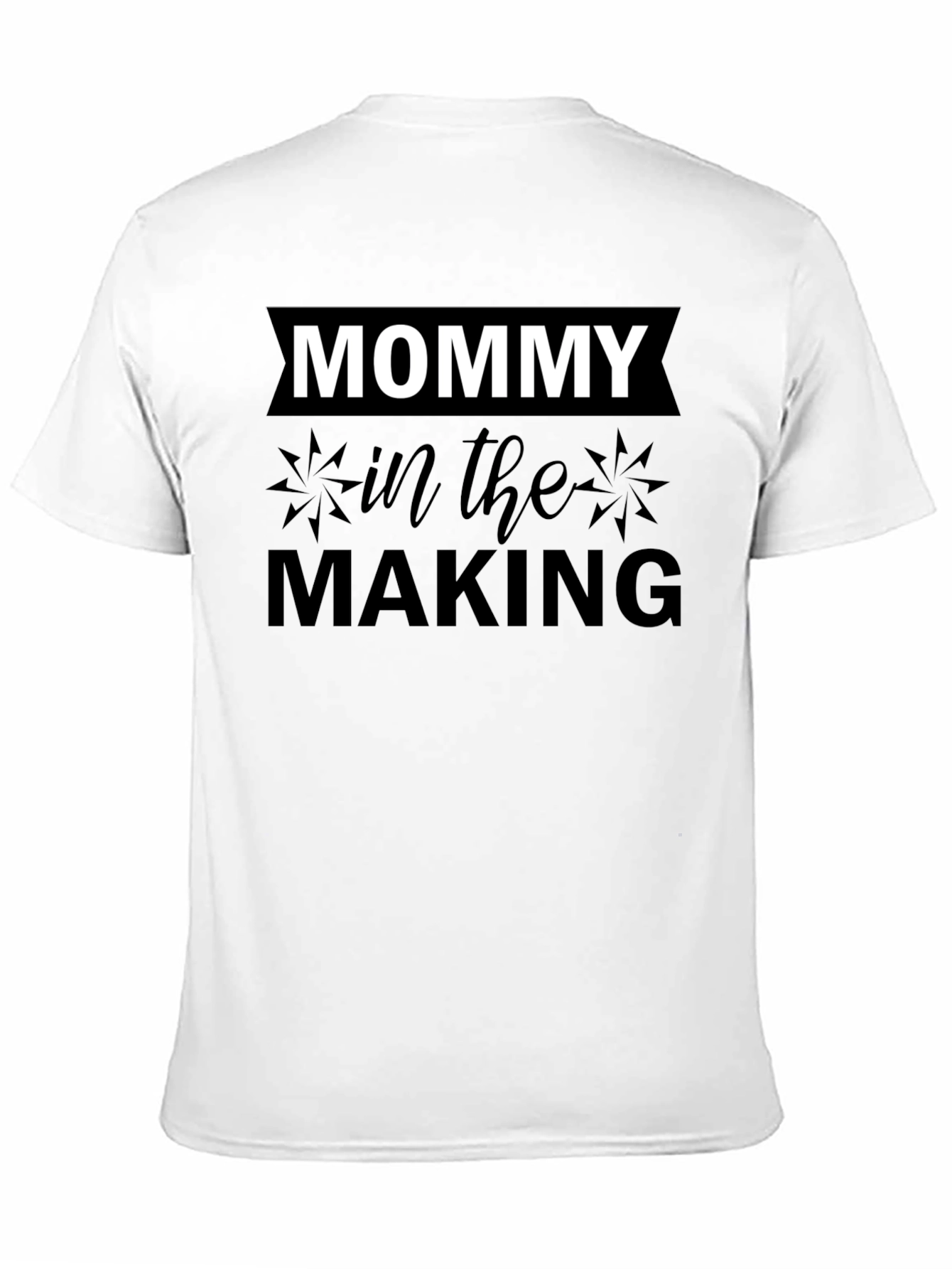 Mommy In The Making Black T-Shirt