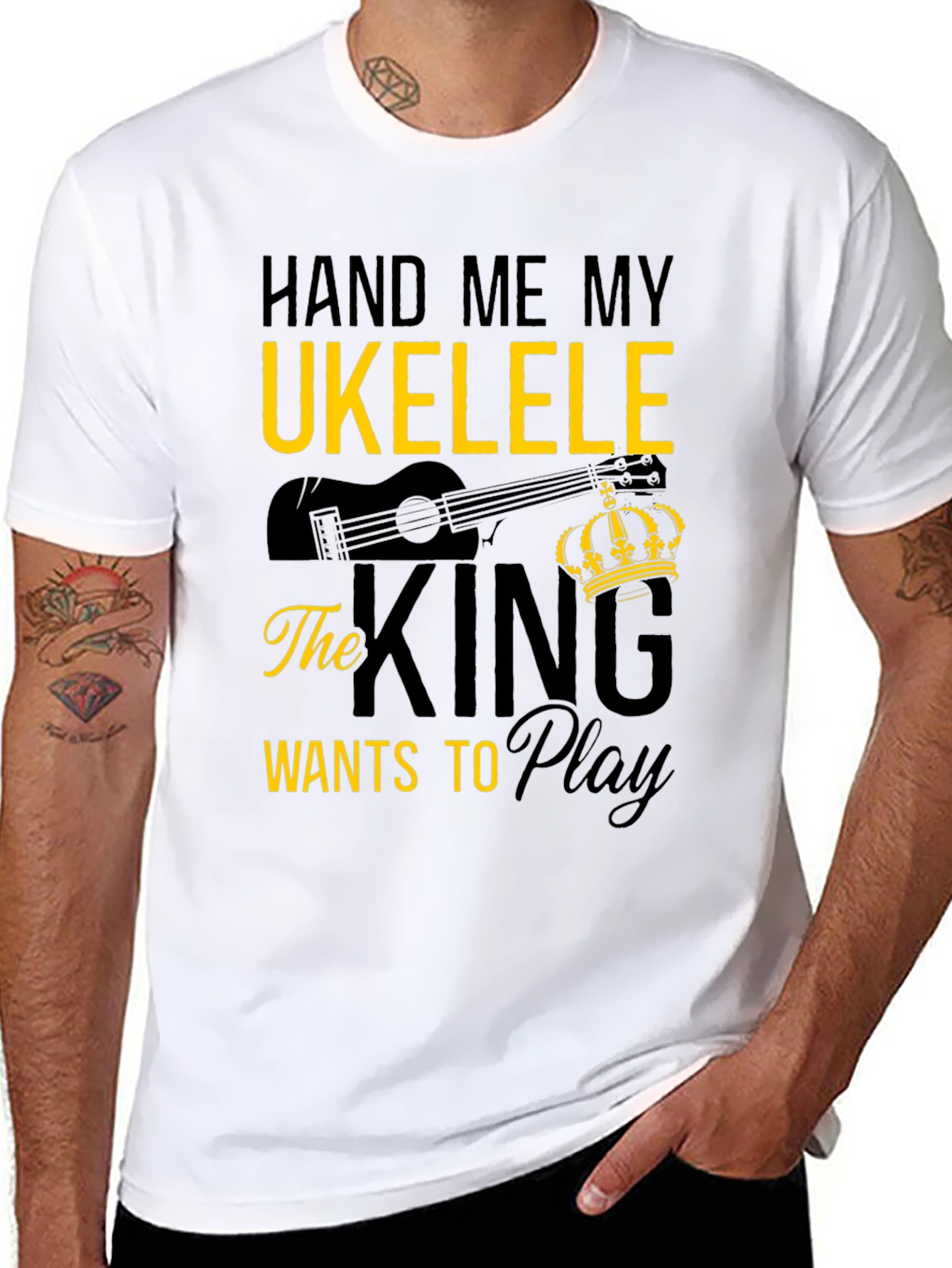Ukulele King Graphic T-Shirt