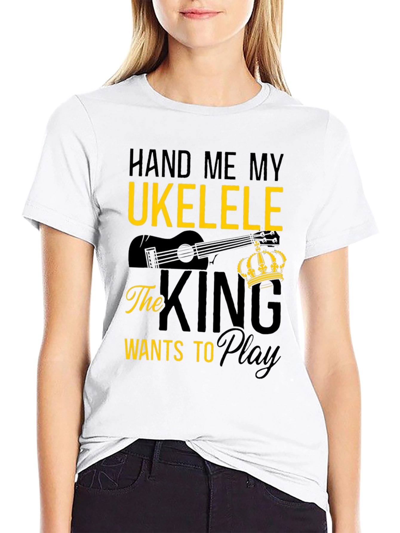 Ukulele King Graphic T-Shirt