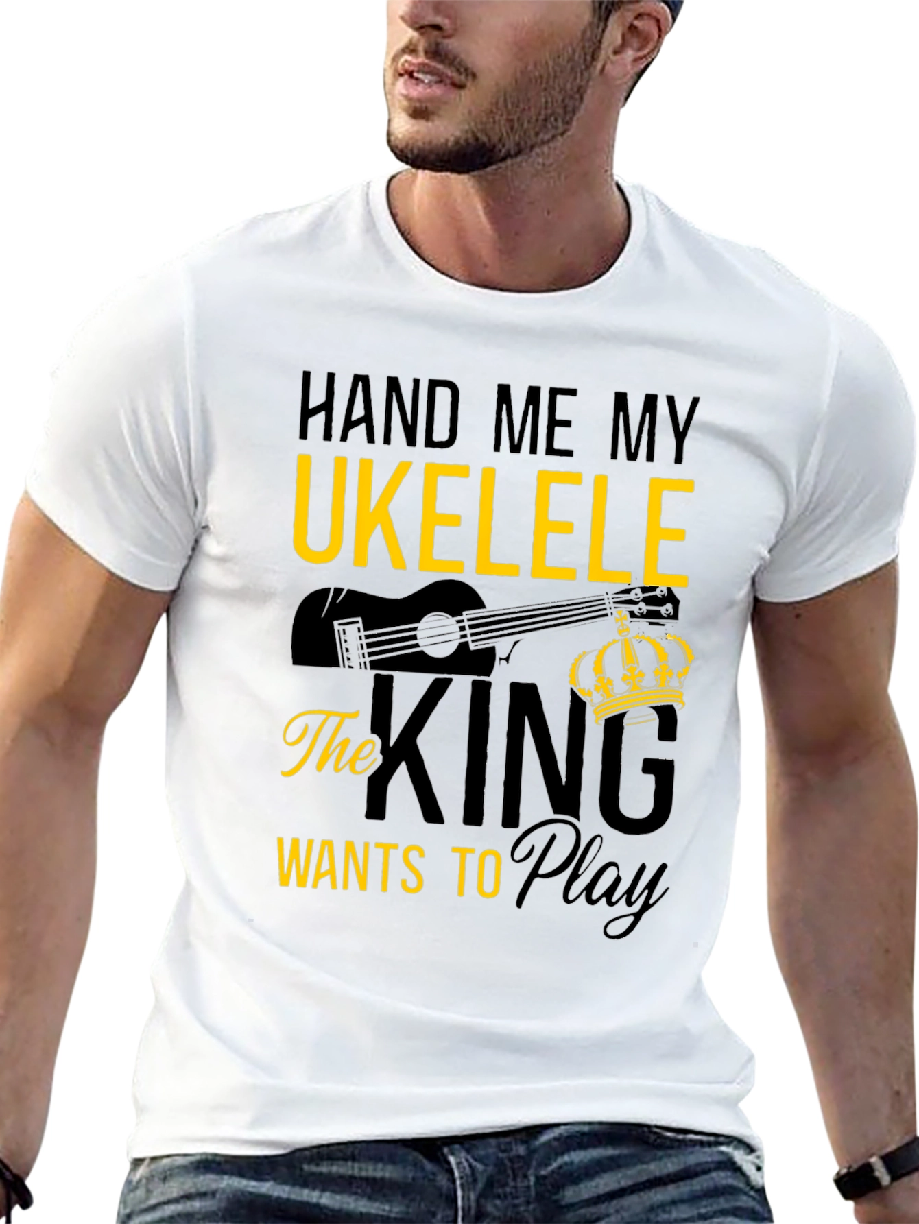 Ukulele King Graphic T-Shirt