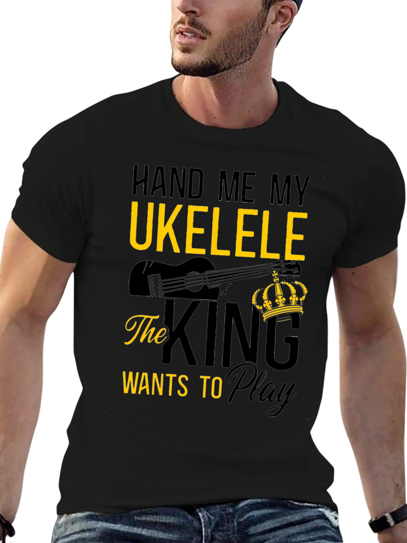 Ukulele King Graphic T-Shirt