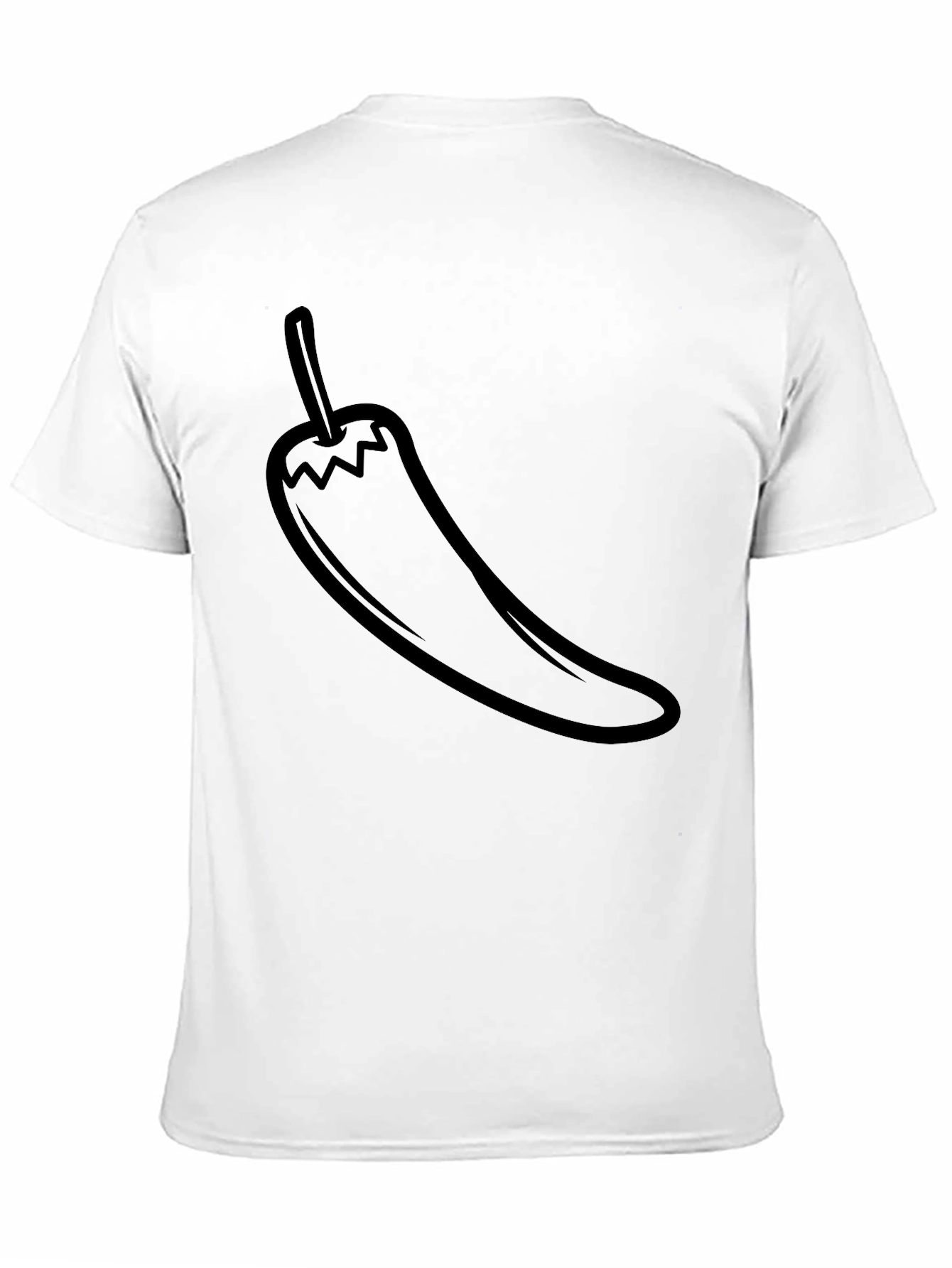 Chili Pepper Graphic Tee - Mens Black T-Shirt