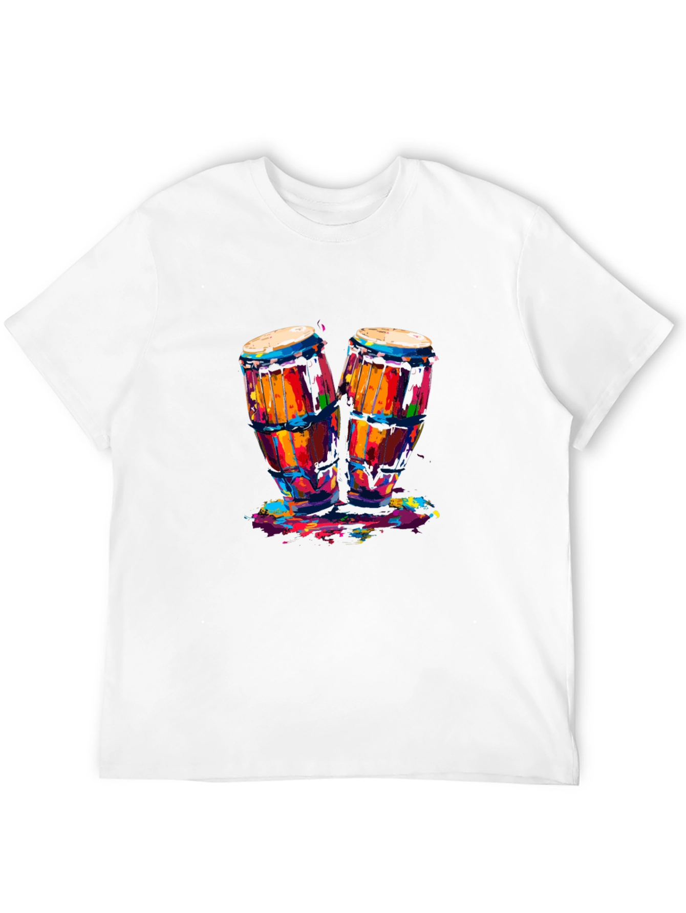 Colorful Drum Graphic Tee