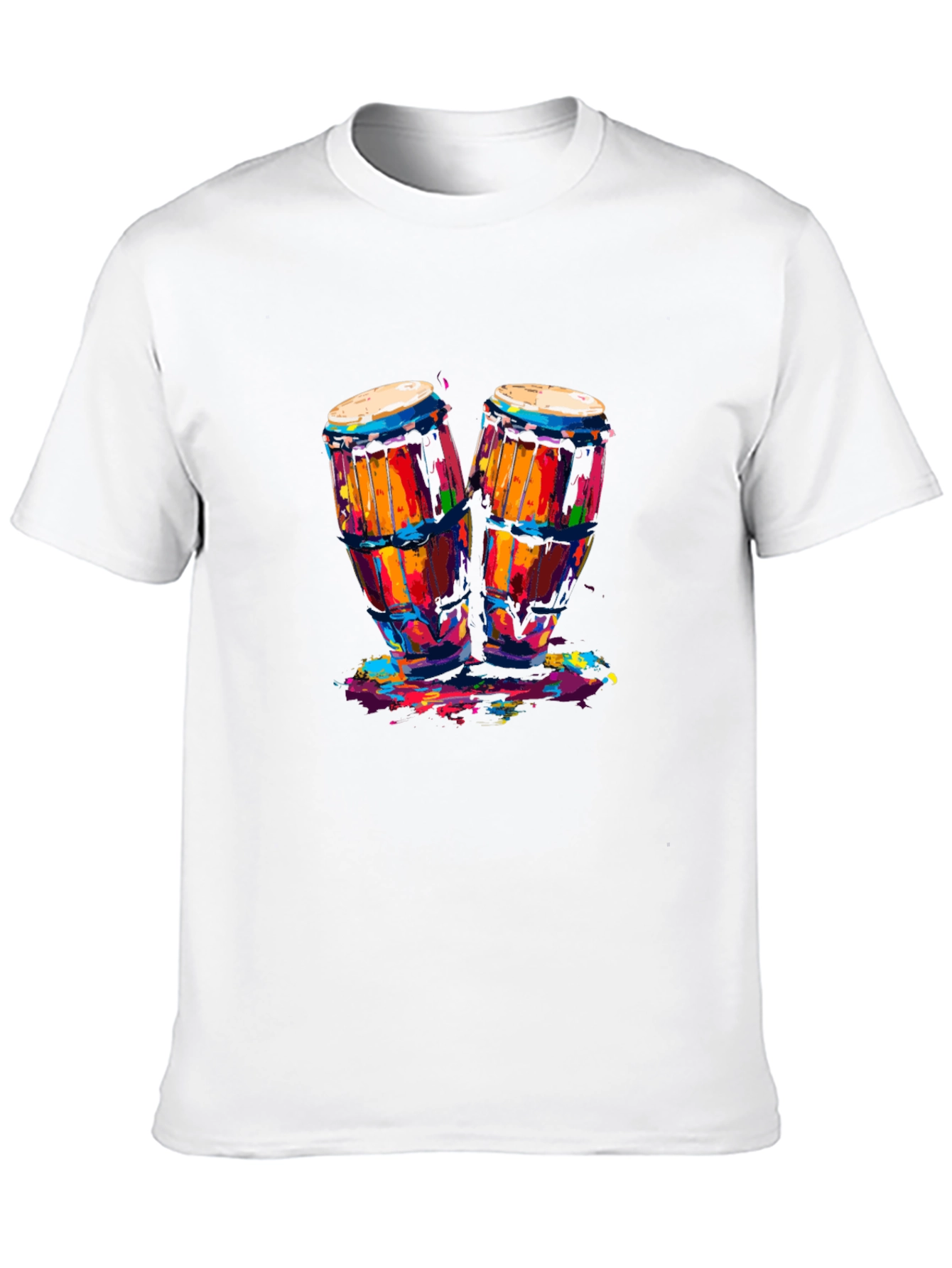 Colorful Drum Graphic Tee