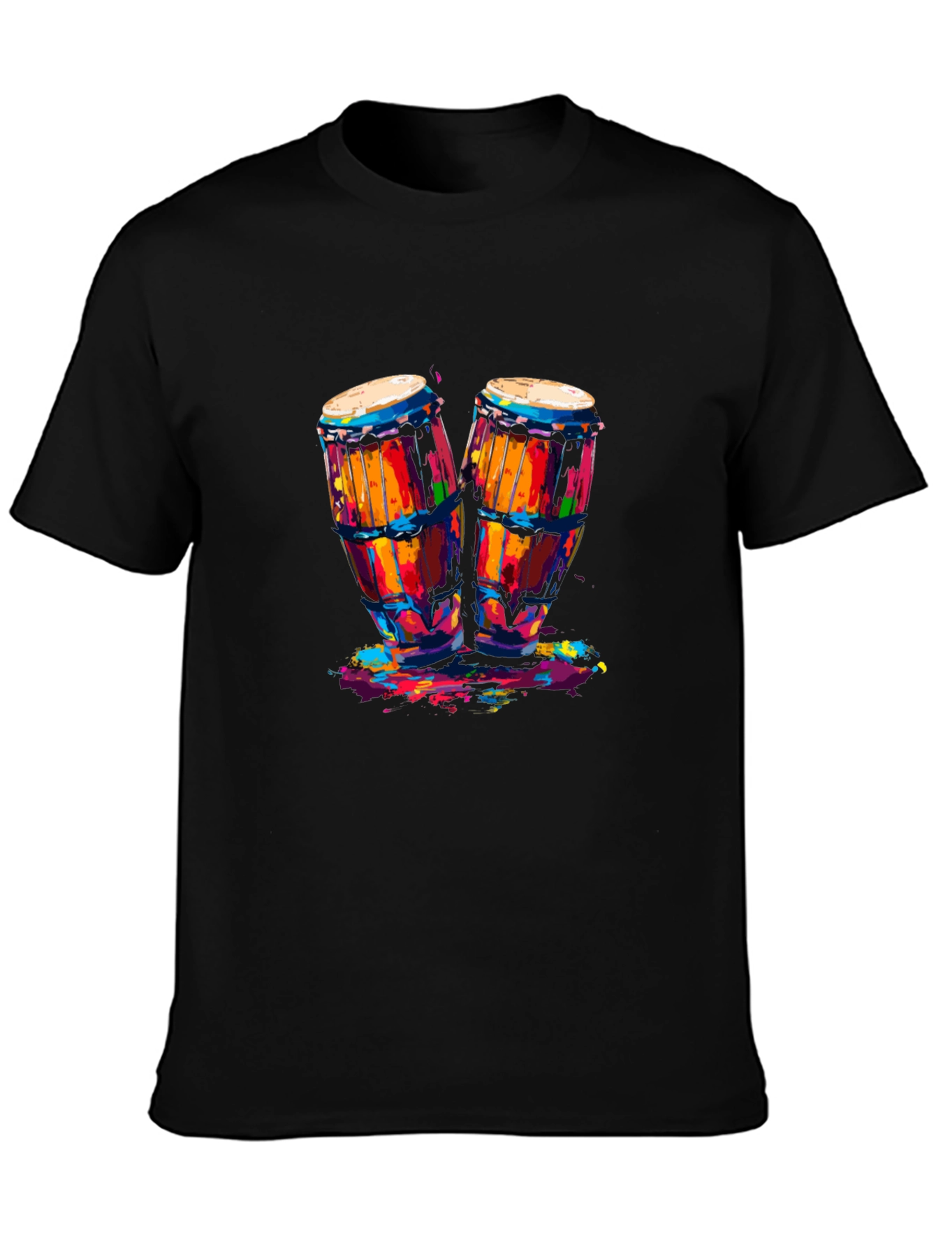 Colorful Drum Graphic Tee