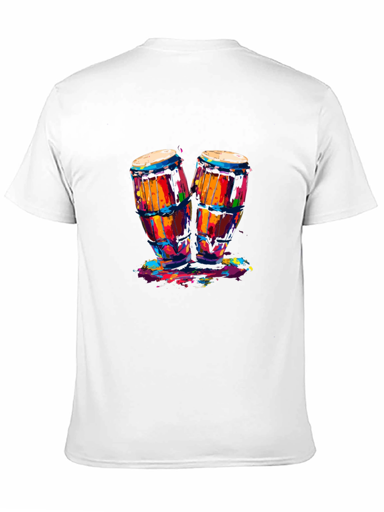 Colorful Drum Graphic Tee