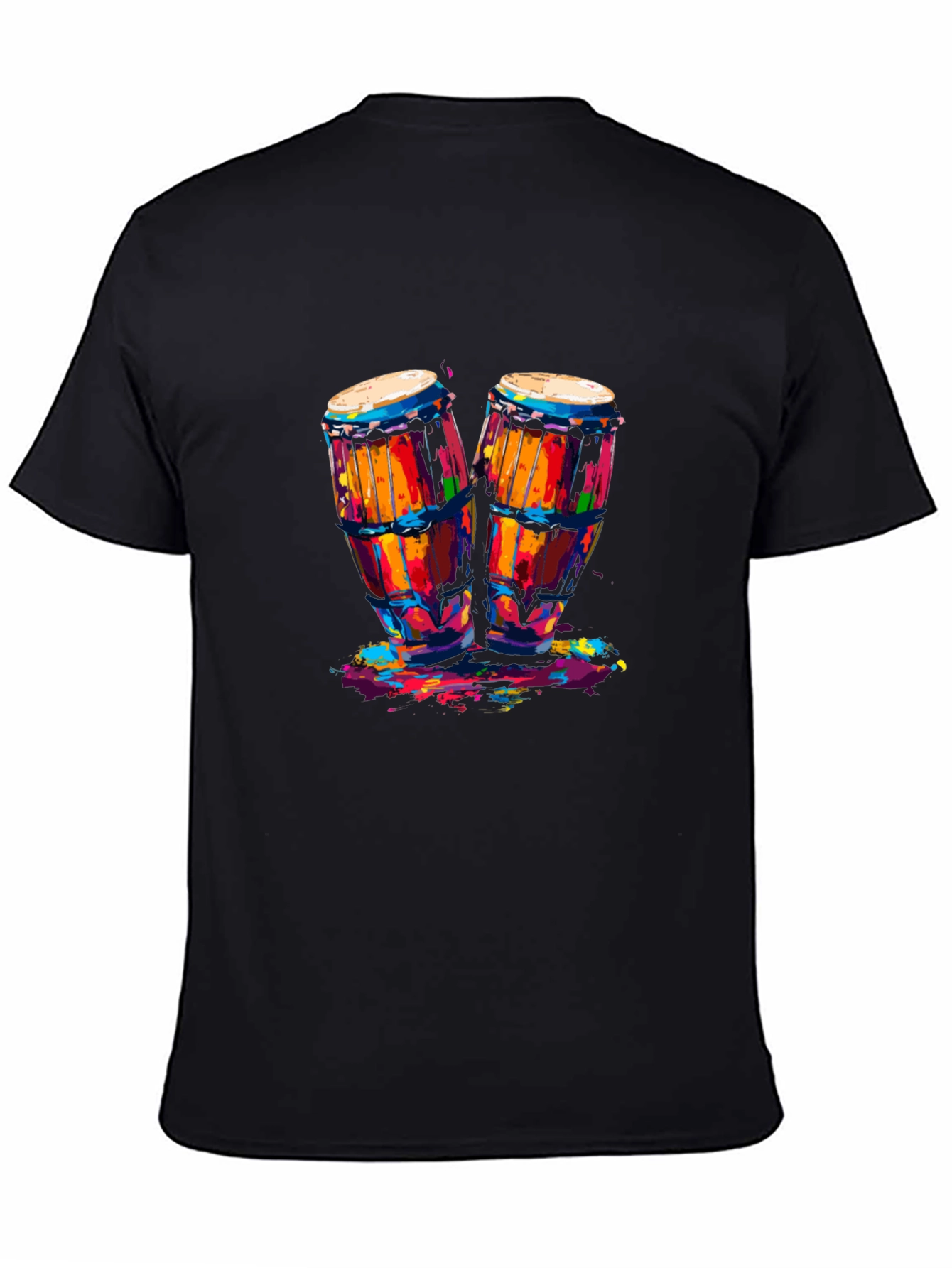 Colorful Drum Graphic Tee
