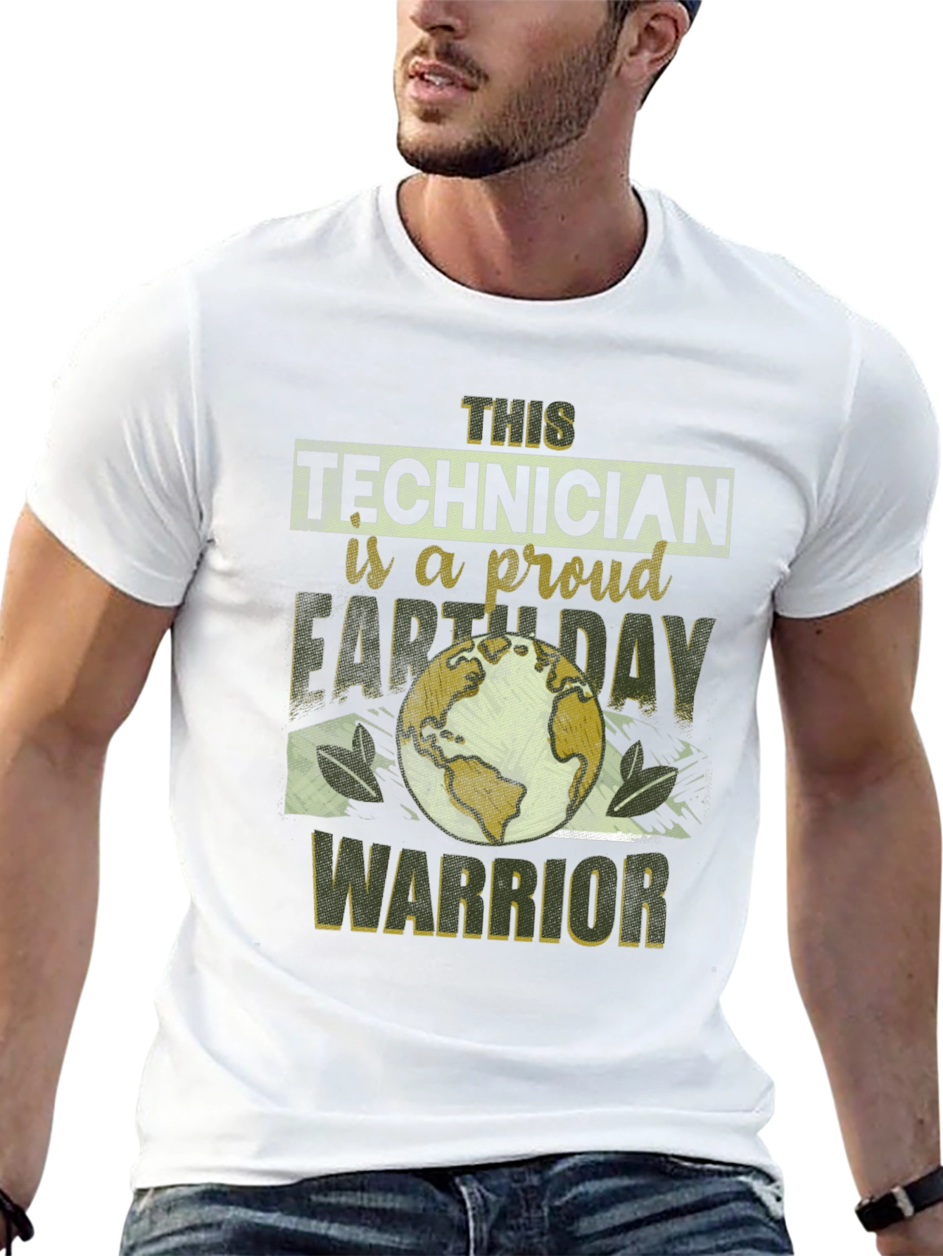 Technician Earth Day Warrior Graphic Tee