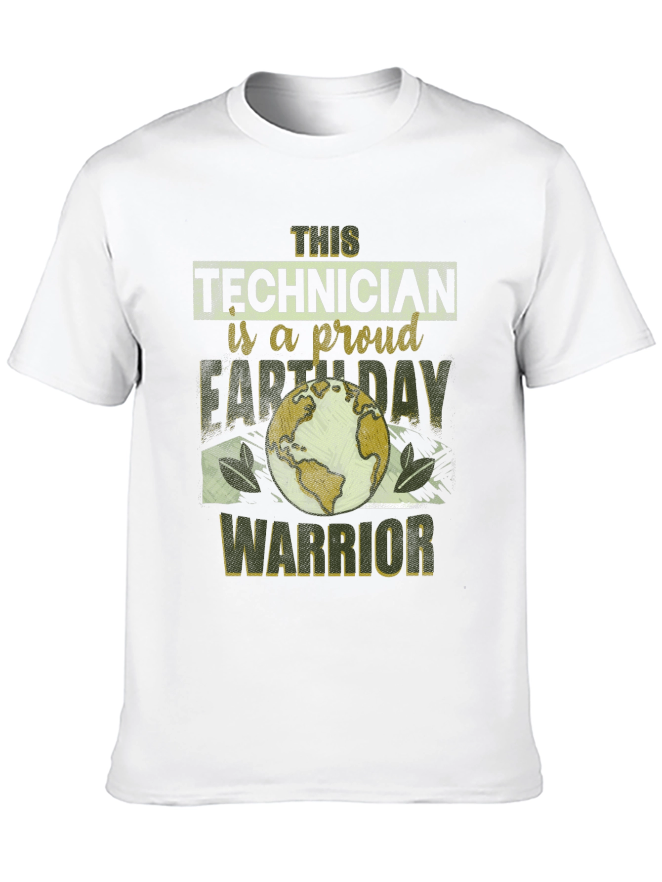 Technician Earth Day Warrior Graphic Tee