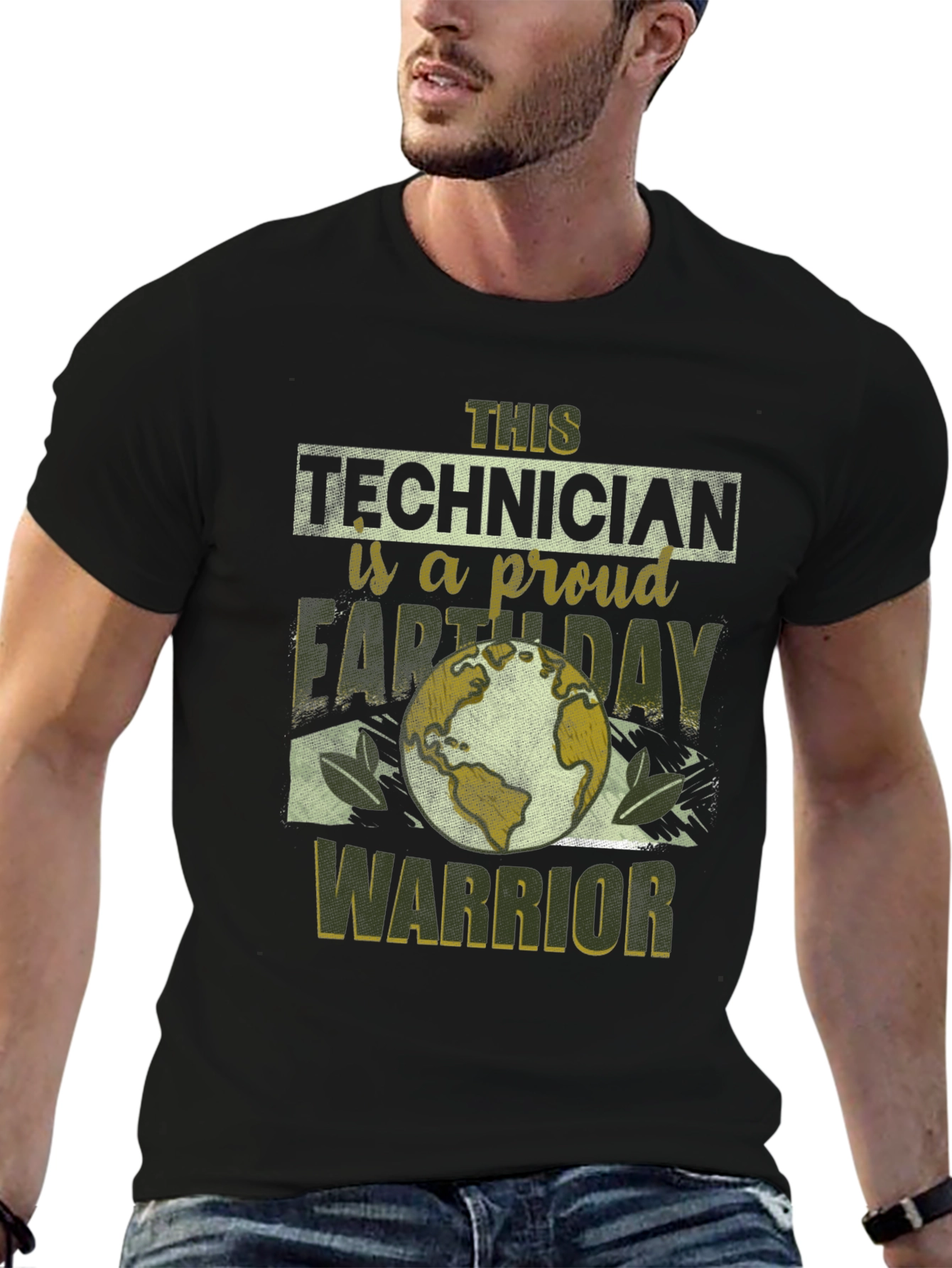 Technician Earth Day Warrior Graphic Tee