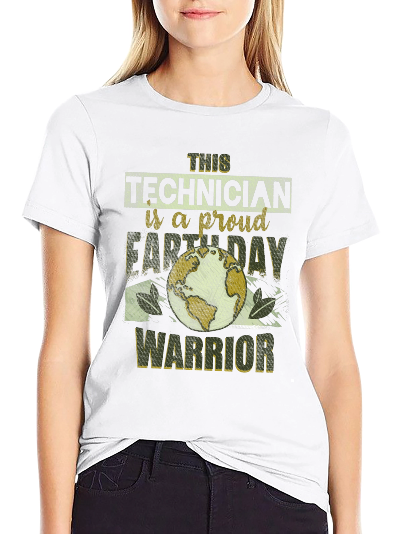 Technician Earth Day Warrior Graphic Tee