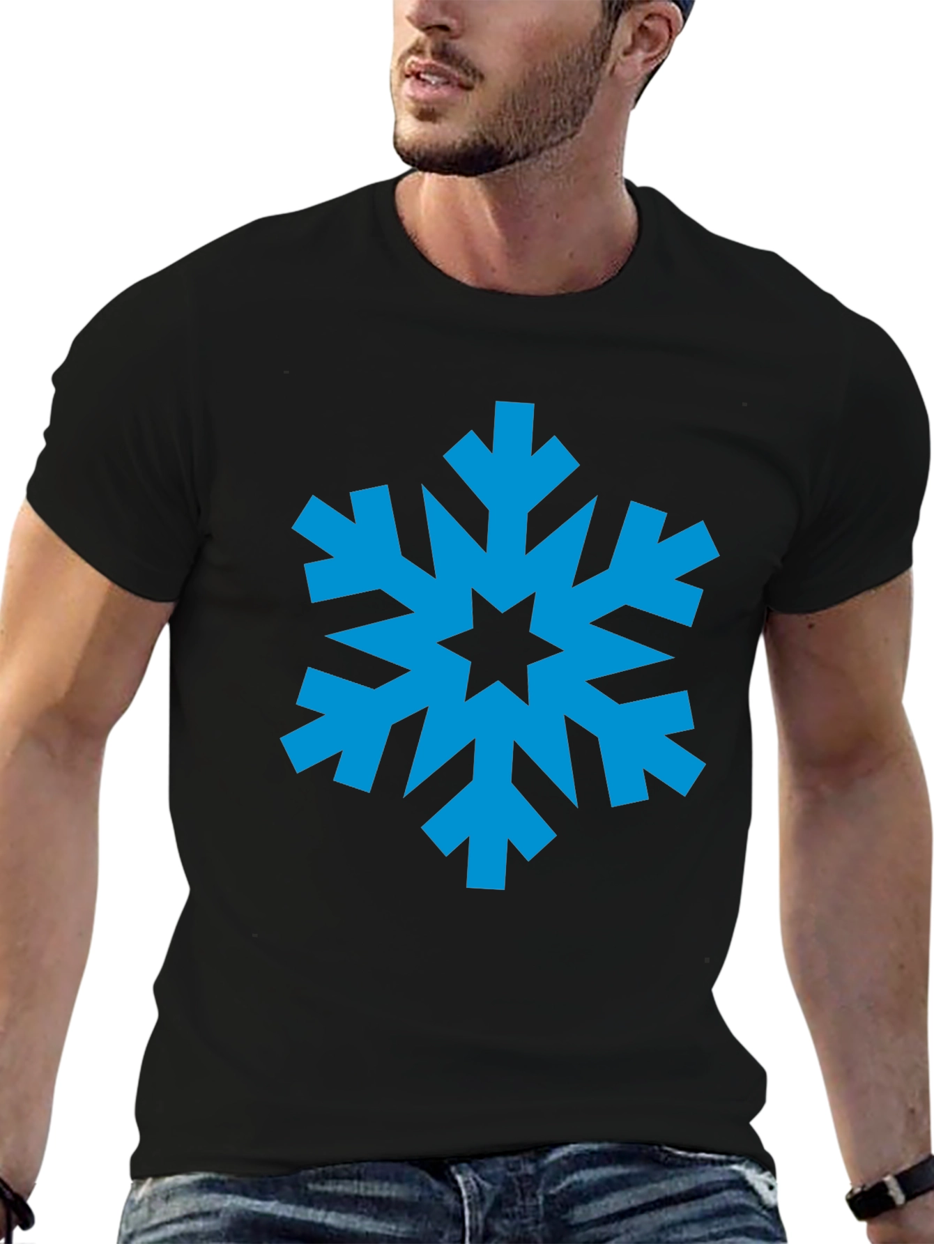 Snowflake Graphic Tee - Cool Winter Shirt