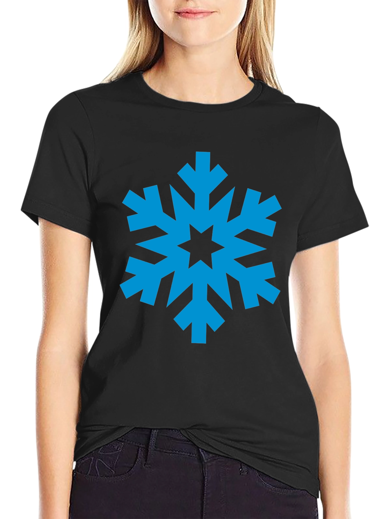 Snowflake Graphic Tee - Cool Winter Shirt