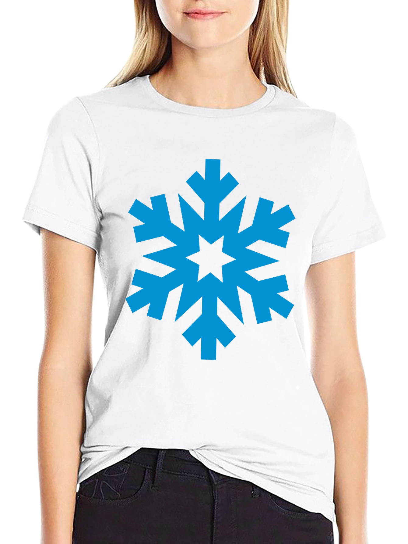 Snowflake Graphic Tee - Cool Winter Shirt