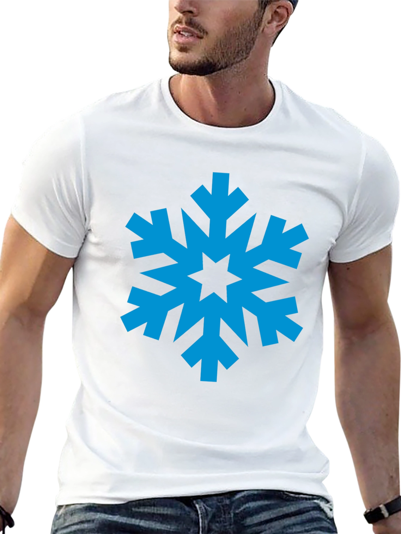 Snowflake Graphic Tee - Cool Winter Shirt