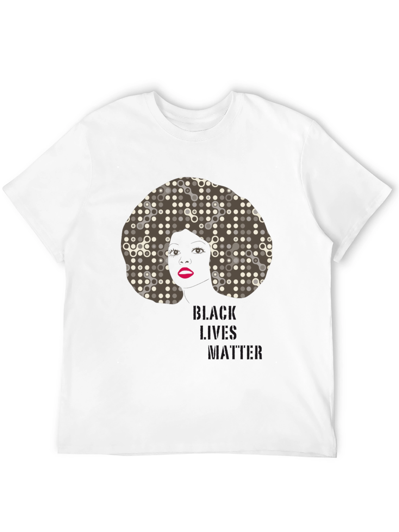 Black Lives Matter Afro Graphic Tee