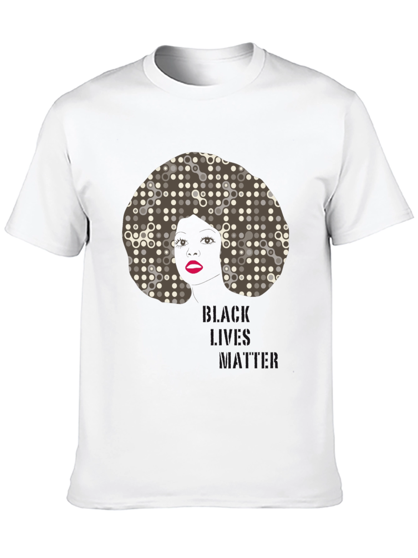 Black Lives Matter Afro Graphic Tee