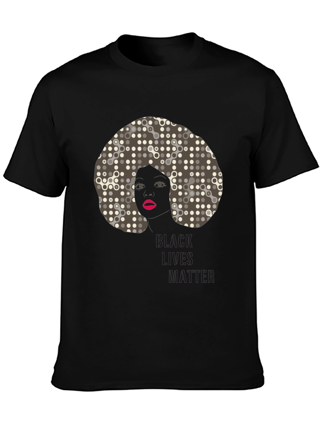 Black Lives Matter Afro Graphic Tee