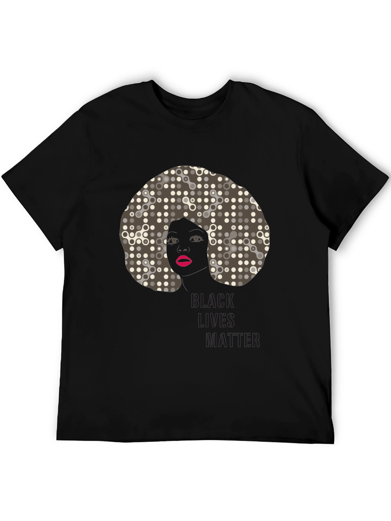 Black Lives Matter Afro Graphic Tee
