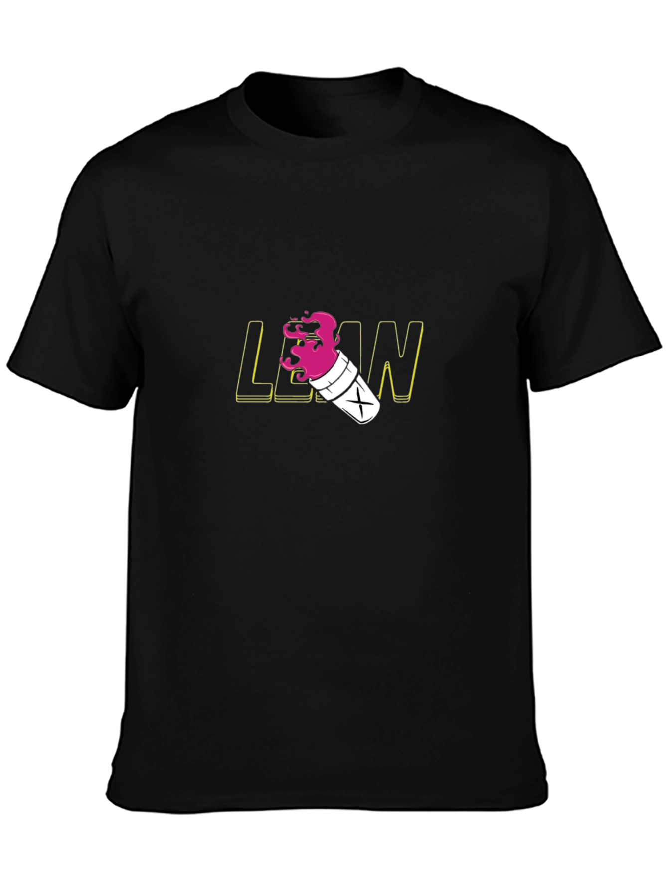 Lean T-Shirt - Black Graphic Tee