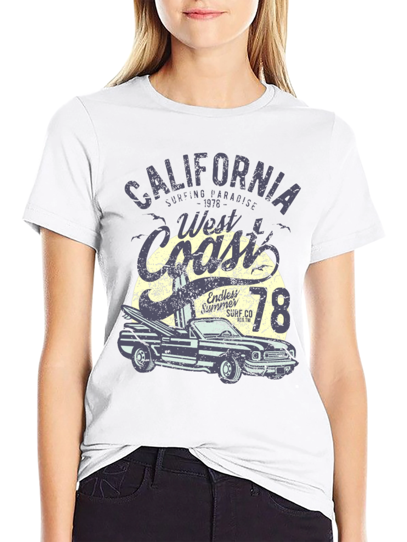 California West Coast Surf T-Shirt