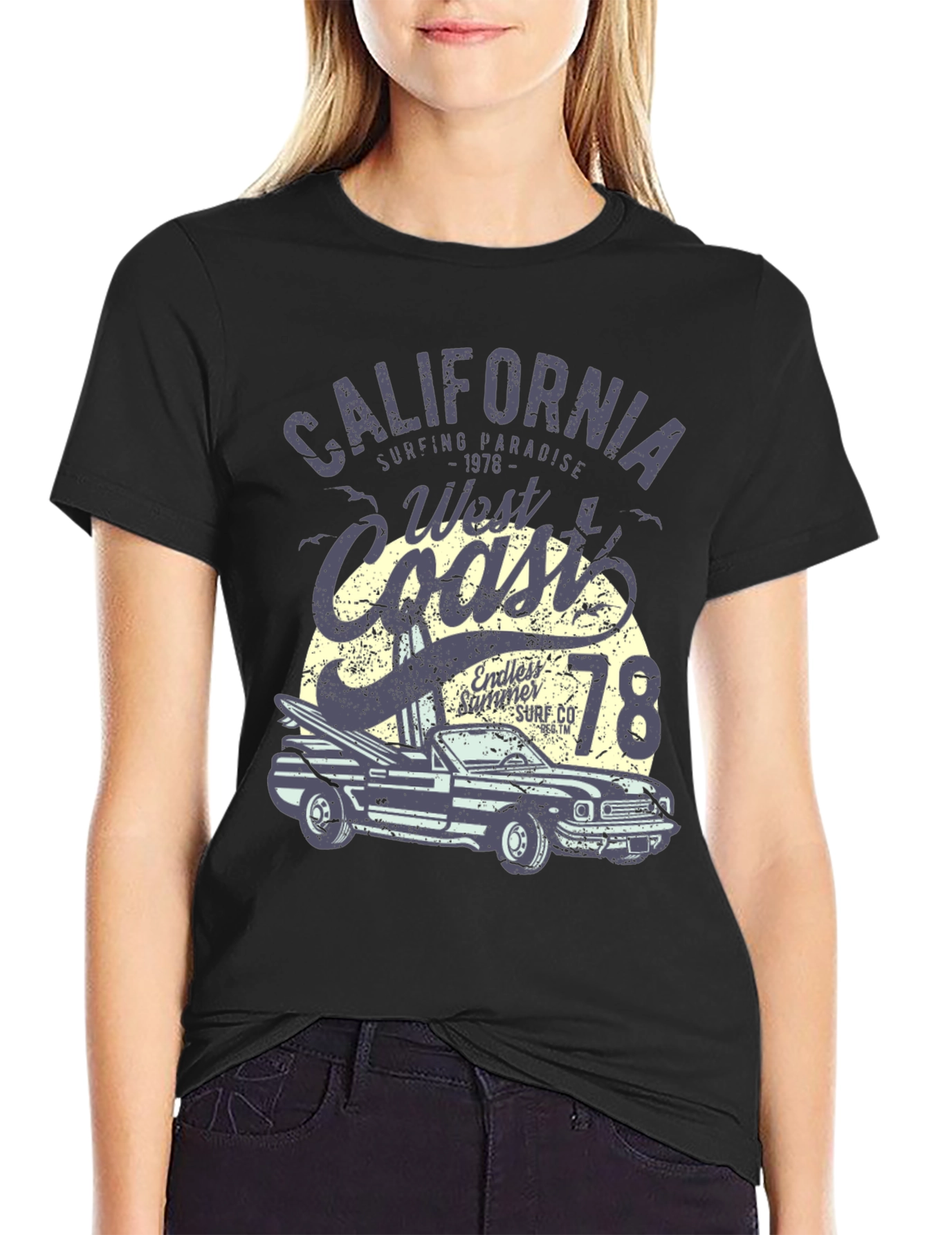 California West Coast Surf T-Shirt