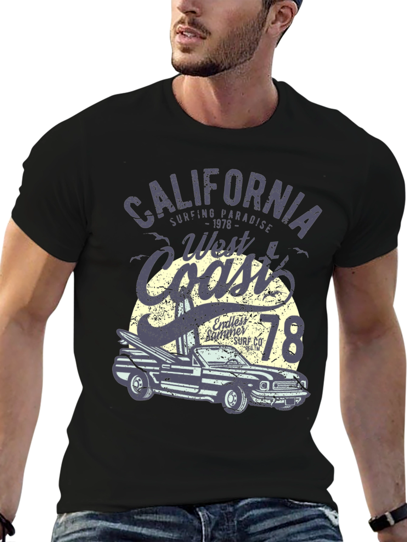 California West Coast Surf T-Shirt