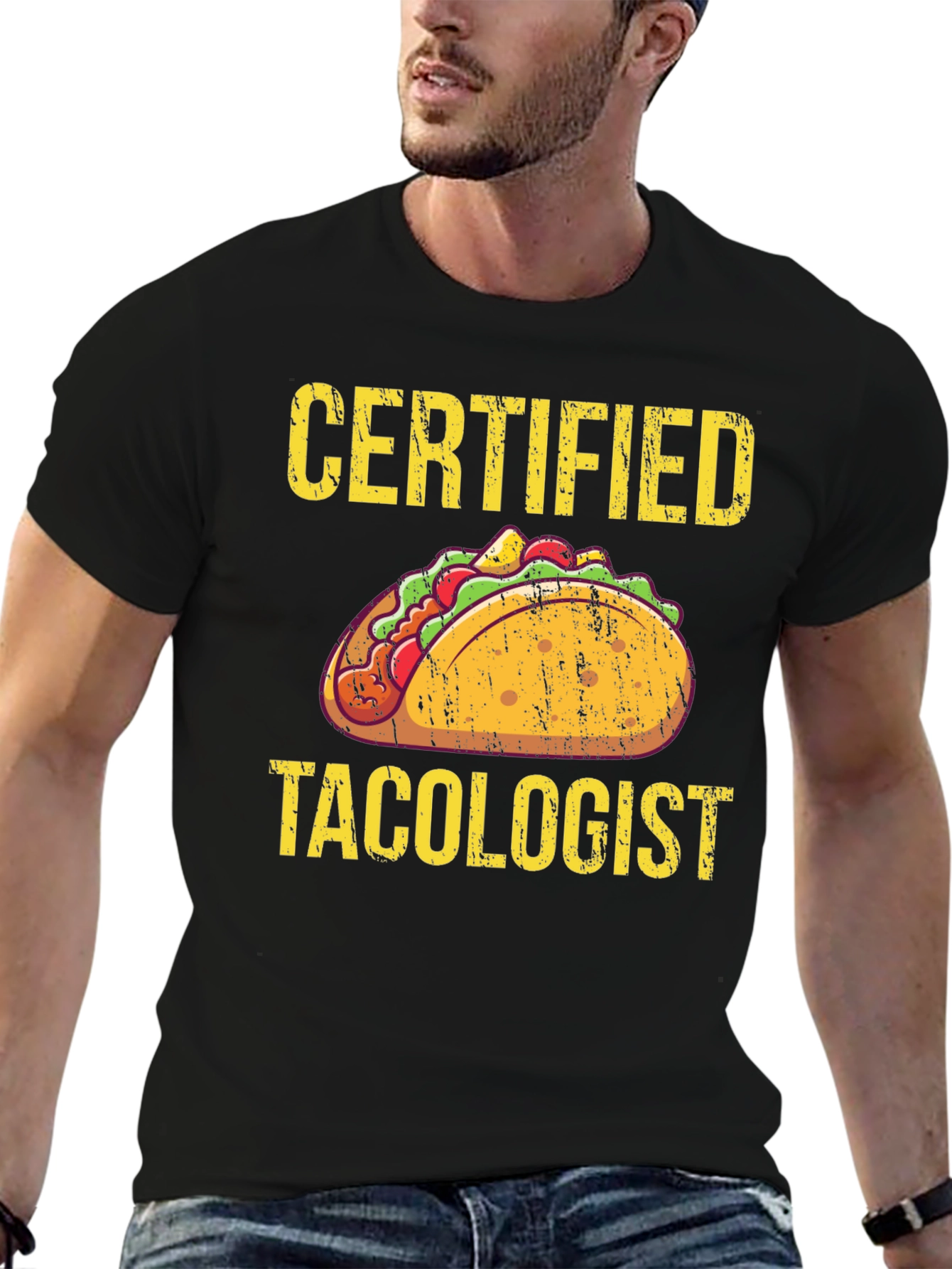 Certified Tacologist Graphic T-Shirt