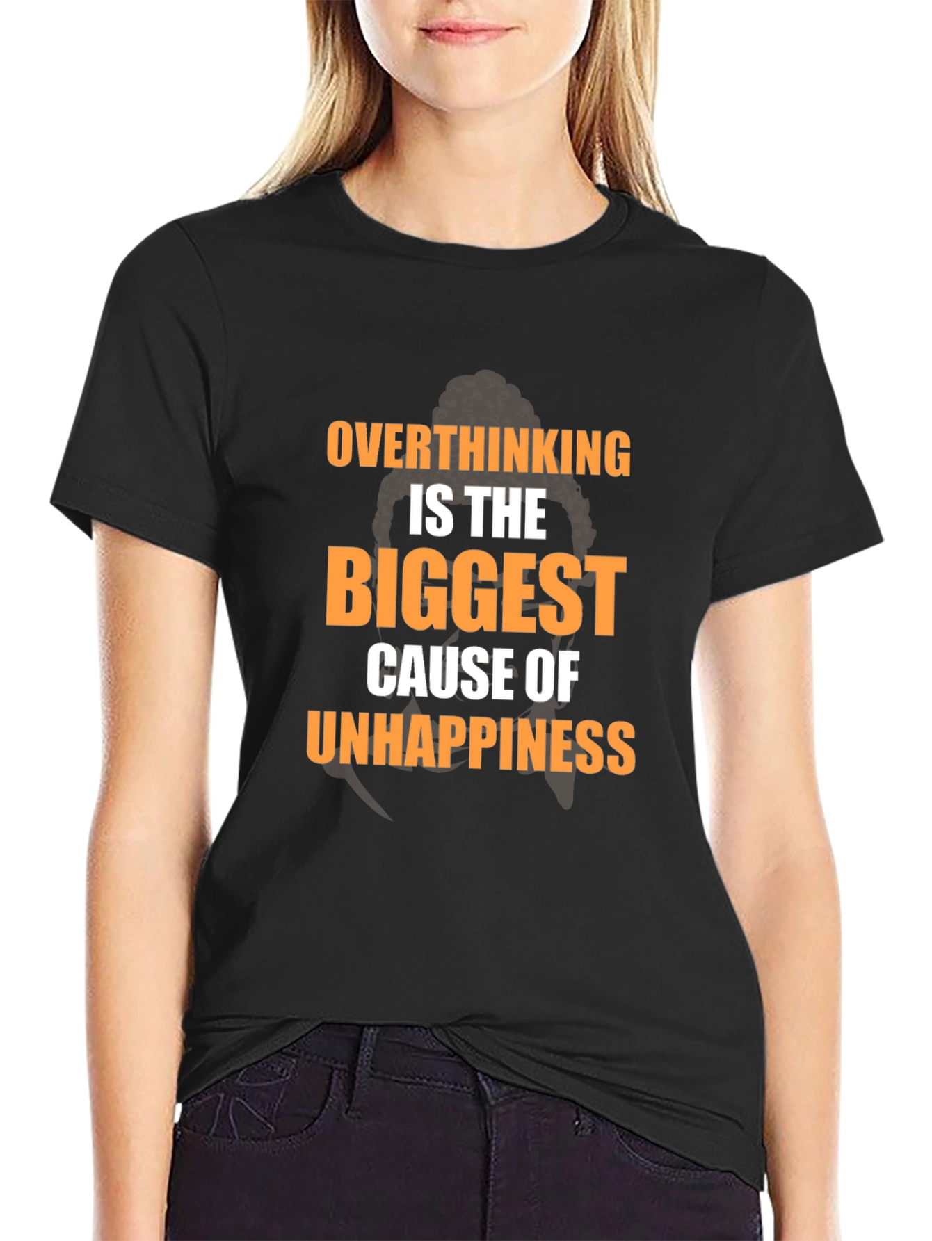Overthinking T-Shirt: The Biggest Cause of Unhappiness Tee
