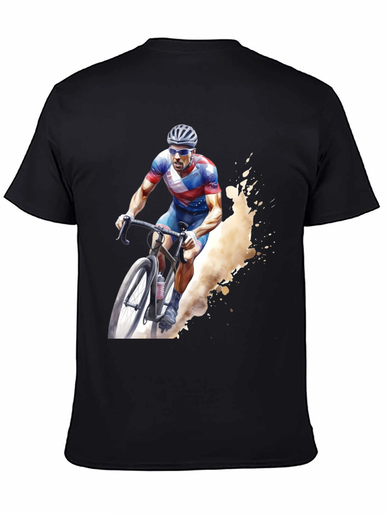 Cycling Patriot Graphic Tee - Black