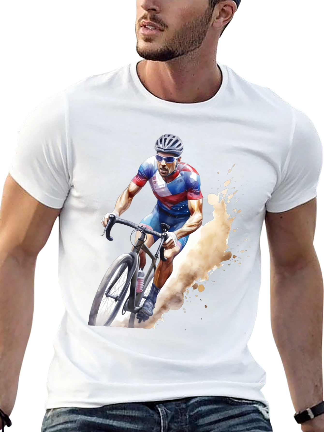 Cycling Patriot Graphic Tee - Black