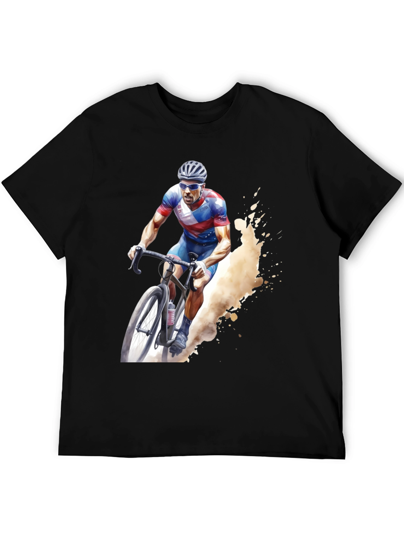 Cycling Patriot Graphic Tee - Black