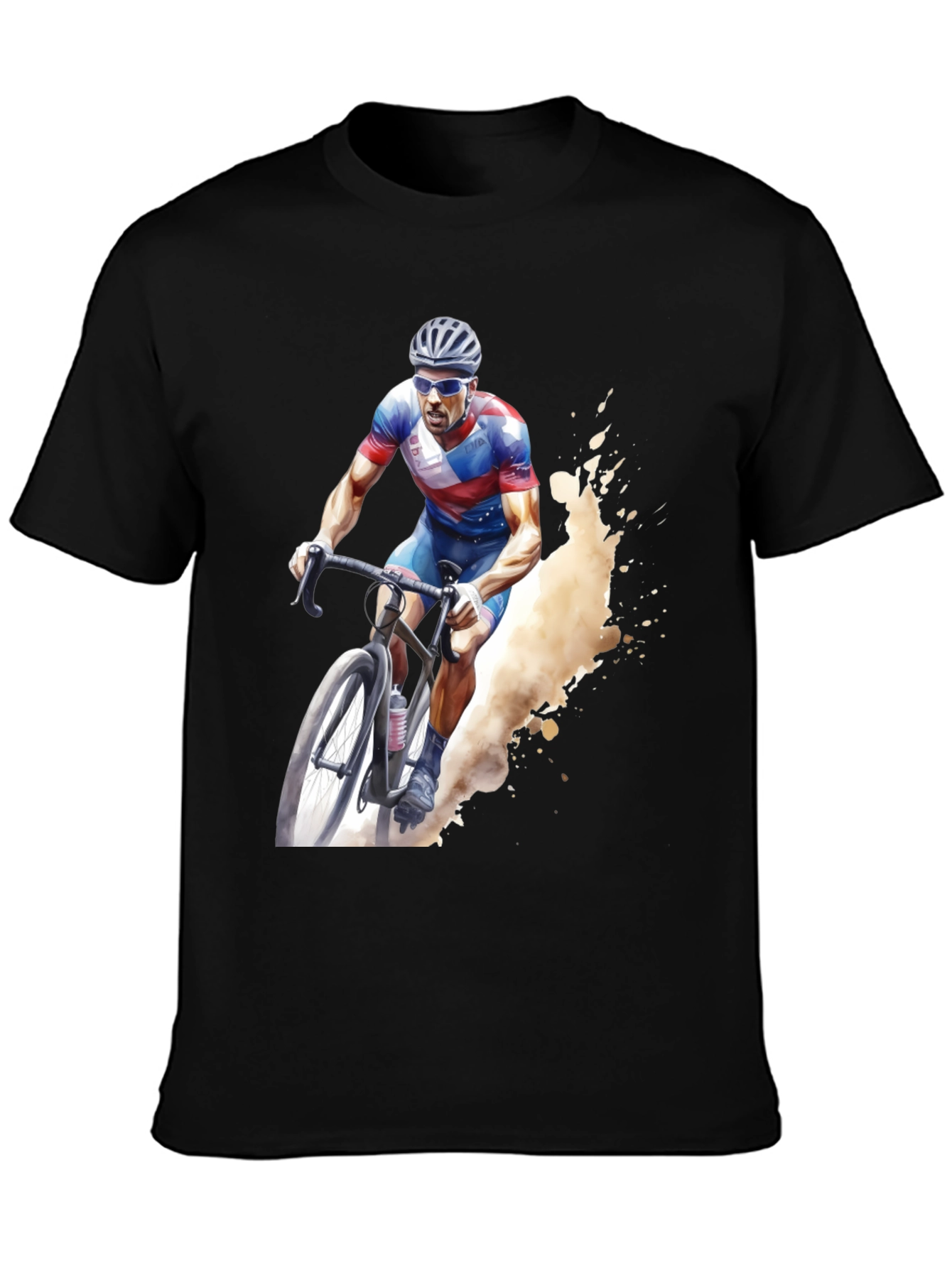 Cycling Patriot Graphic Tee - Black